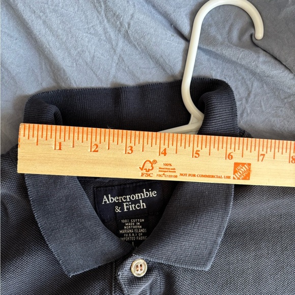abercrombie and fitch men's button shirt medium Blue Collared NWOT Preppy - Picture 10 of 10